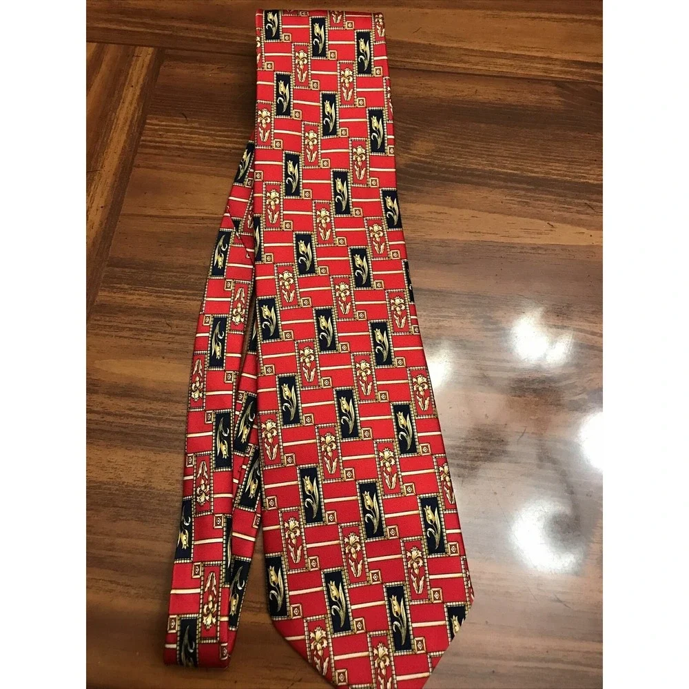 Mens Lot of 5 Neckties Silk‎ All different Colors Tie